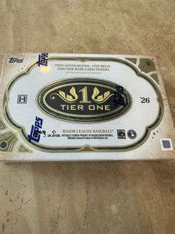 Topps 2026 MLB Tier One Baseball Hobby Box