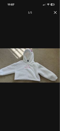 White hello kitty hoodie size small