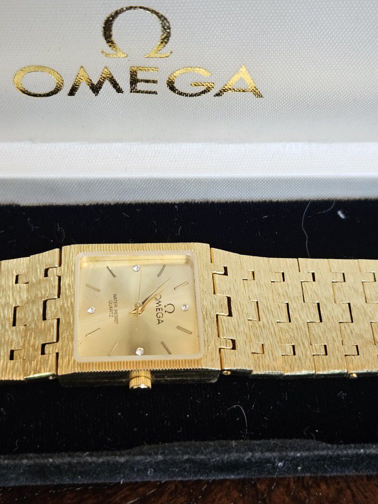 Omega Gold Man's Rist Watch 