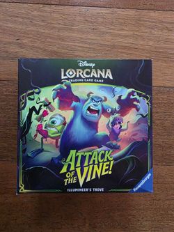 Lorcana Attack of the Vine Trove Box Sealed
