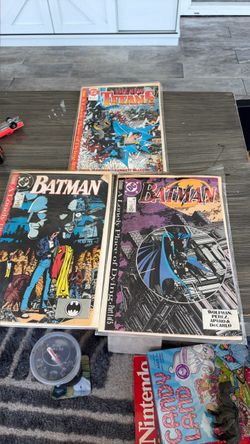 Vintage Batman comics and The New Teen Titans!