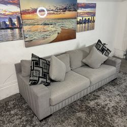 * Like New * Ashley Furniture 1pc Modular Gray Sofa ( Free Delivery )