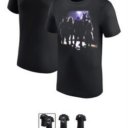 Size Large - WWE Black Wyatt 6 Sicks Group Photo Tee Shirt