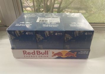 All New! 24 Case (6 4 Packs) Limited Edition RedBull Blueberry Flavored (DISCONTINUED)