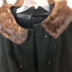 Vintage Petite Cashmere Coat 10/12