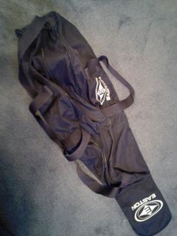Blue Easton baseball bag