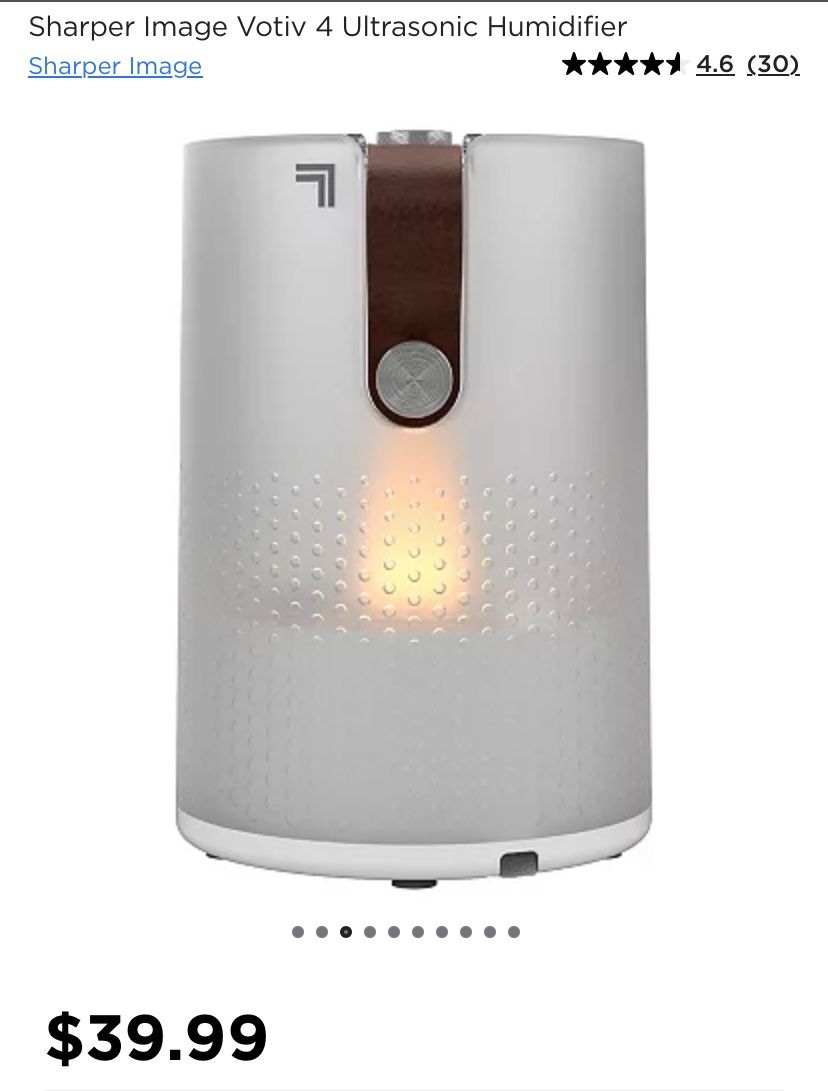 New Sharper Image Votiv 4 Ultrasonic Humidifier