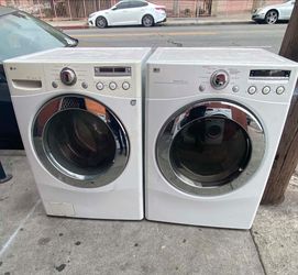 🍂SET WASHER AND DRYER LG WHITE🍂🆓️FREE DELIVERY🆓️