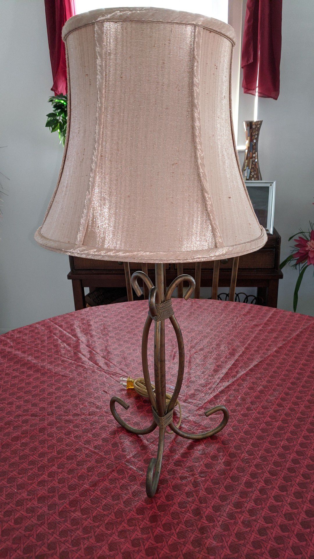 SILK SHADE FOR TABLE LAMP