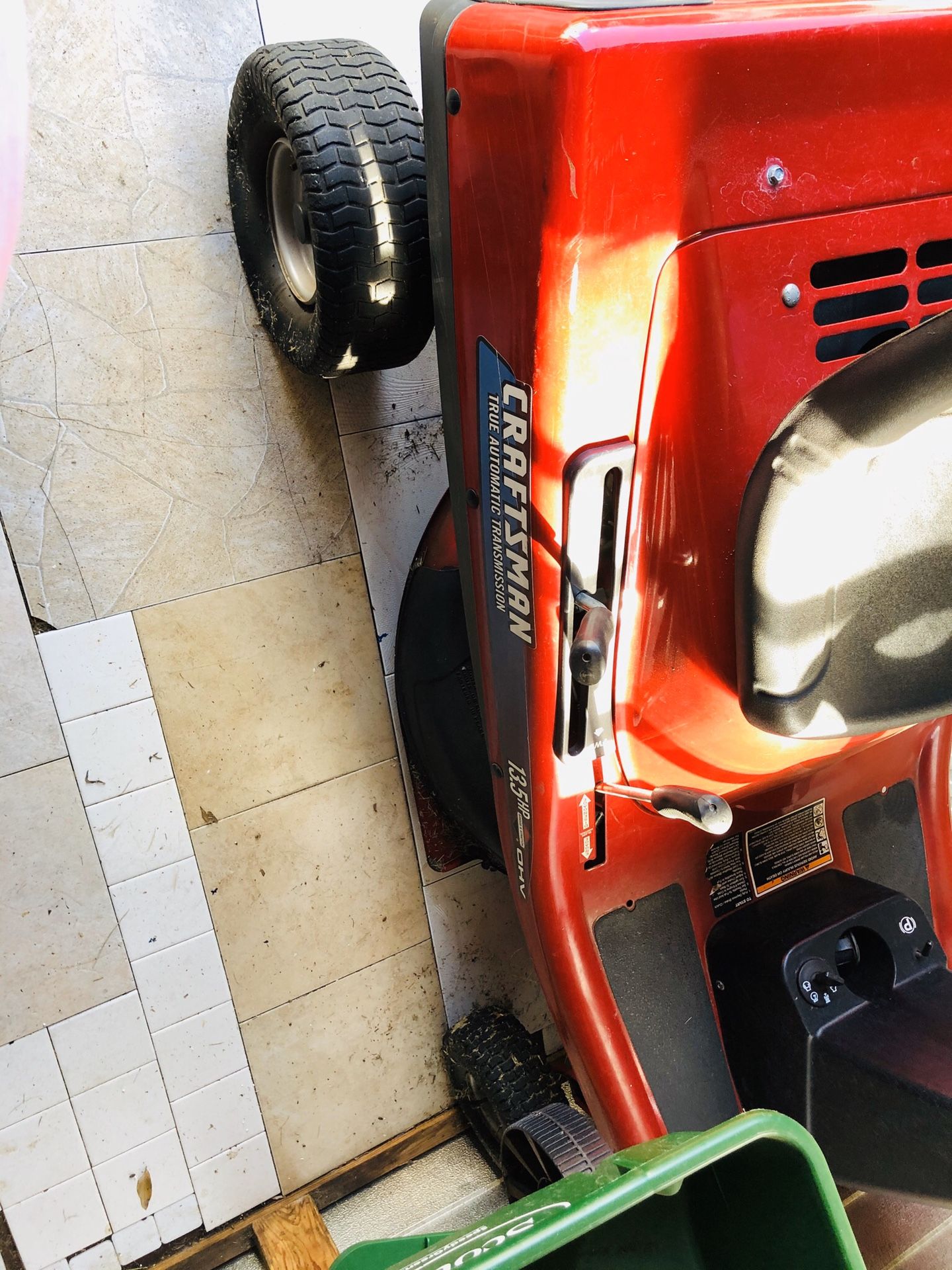 Craftsman 13.5 True Automatic Transmission Riding Lawn Mower for Sale