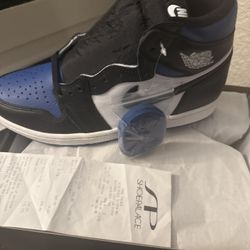 Royal Toe Jordan Ones