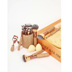 Limited Edition Champagne Glitz & Glam Brush Set  