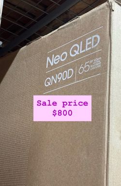 Samsung 65” Class QN90D Neo QLED 4K UHD Smart Tizen TV