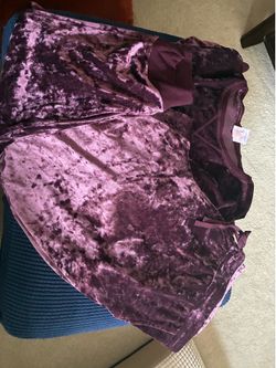 Size 2X Velvet Loungewear/Pjs