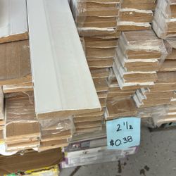 $0.38/lft Baseboard 2 1/2 X 16ft 