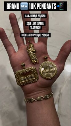 10K GOLD NEW PENDANTS
