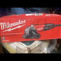 Amp Corded 4-1/2 in. Small Angle Grinder with Sliding Lock-On Switch