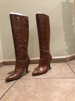 Nine West Brown Leather Boots