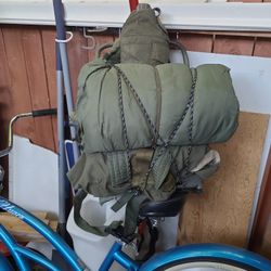 Came Back Pack Sleeping Bag And  Ex