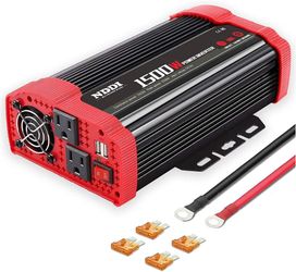 1500W Car Power Inverter Adapter 12V DC to 110V AC Car Converter Charger Adapter