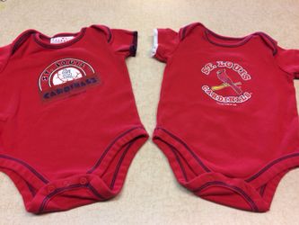 St. Lois Cardinals Onesies