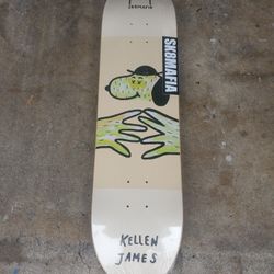 RARE Sk8mafia Snoopy Peanuts Kellen James Skateboard Deck Charlie Brown Shrink