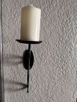 2= Black Wall Sconces