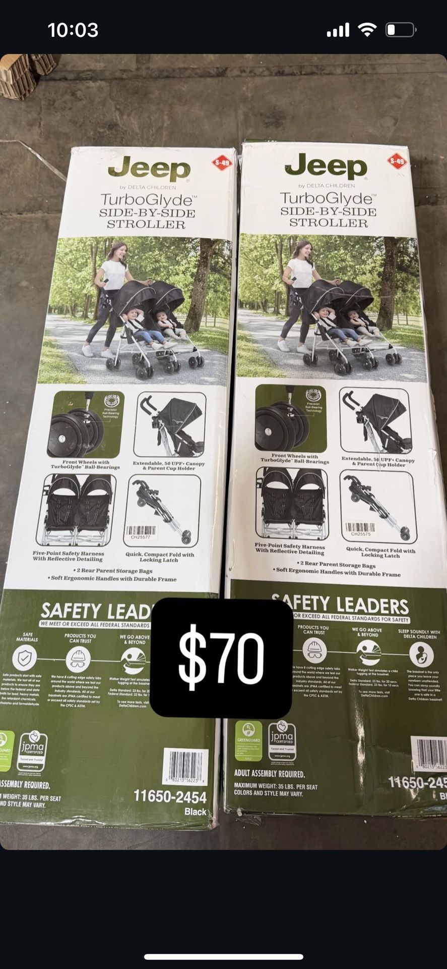 Side By Side Stroller