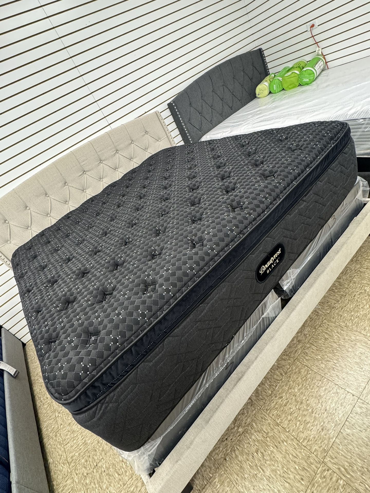 Beauteyrest Black Series Three Pillow Top King Size Mattress $699 Only