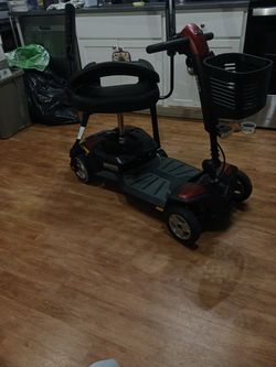 Mobile scooter with charger