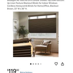 Shades for Windows Blackout Honeycomb Blinds 