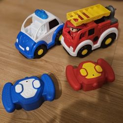 Police And Fire Fighter Car