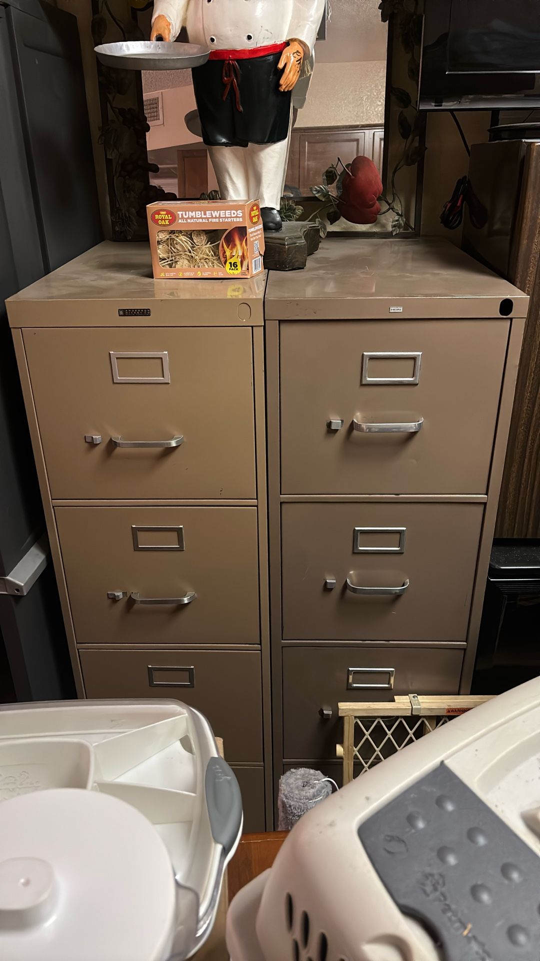 2 Full Size Filing Cabinet