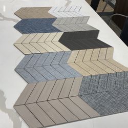 Chevron Mosaic Backsplash