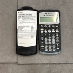 Texas Instruments Calculator TI-BAII