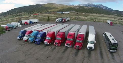 Truck parking spaces