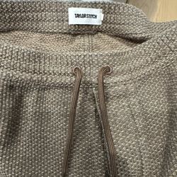 Taylor Stitch Après Knit Lounge Pants – Brown – Size L / XL