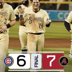 Dbacks Cubs Bleacher Tickets $30 Each