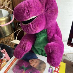 Barney Interactive  Doll Dinosaur 