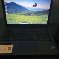HP Stream 11" Laptop, Intel Celeron N4020, Intel UHD Graphics 600, 4 GB RAM, 64 GB eMMC, Windows 11 