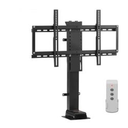 VEVOR Motorized TV Lift with Swivel, Adjustable Height 28.74-68.11 Inch for 32-70 Inch TVs, Remote Controlled, 154 Lbs Capacity, Manual Left/=Q3-178