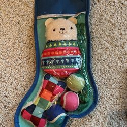 Boots & Barkley Christmas holiday stocking for dogs