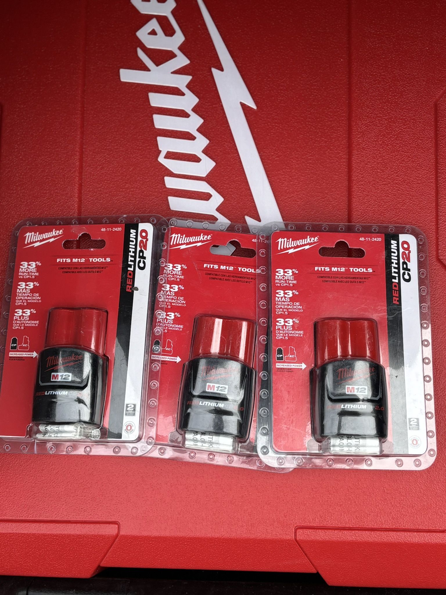 M12 2.0 Authentic Batteries