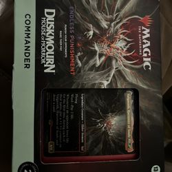 MTG Commander Deck - Duskmourn Endless Punishment - Valgavoth, Harrower of Souls - New Sealed