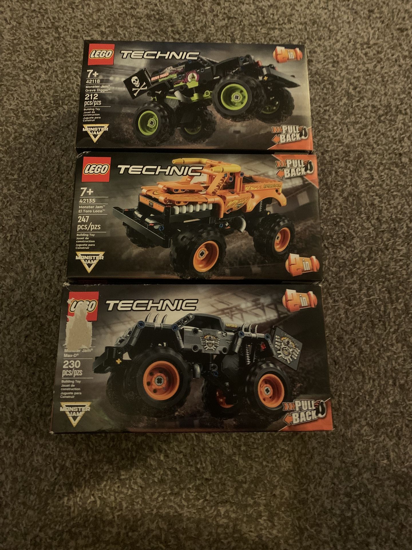 Lego Monster Truck Sets 42118 42135 And 42119