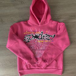 *NEW* Sp5der PINK Hoodie V2 X Young Thug- Size Medium