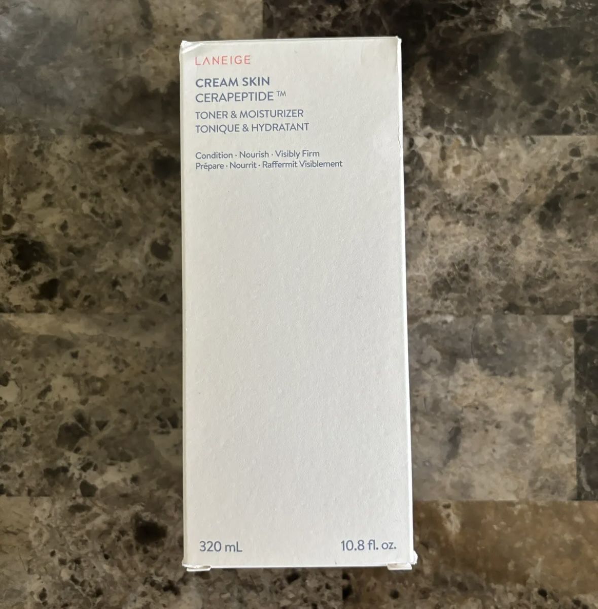 Laneige Cream Skin Cerapeptide Toner & Moisturizer 10.8 fl oz Pump New Skincare