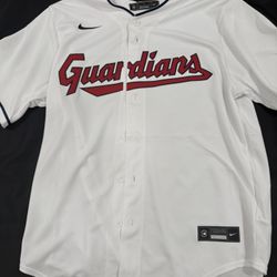Authentic White Nike Cleveland Guardians Jersey 