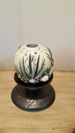 hand carved candle by kat's candle