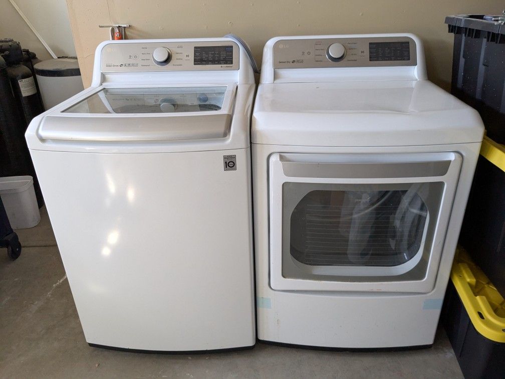 LG WASHER AND DRYER Electric
